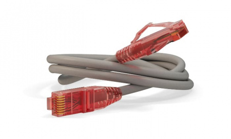 Патч-корд Hyperline PC-LPM-UTP-RJ45-RJ45-C5e-3M-LSZH-GY