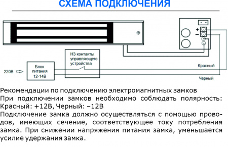 ST-ML350-1 Замок электромагнитный